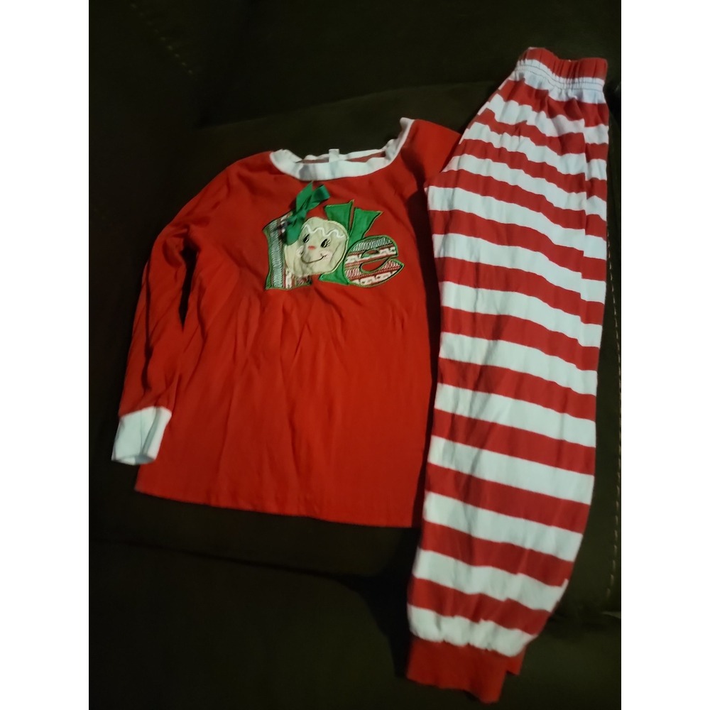 Boutique Christmas‎ holiday gingerbread love pajamas size 4 5